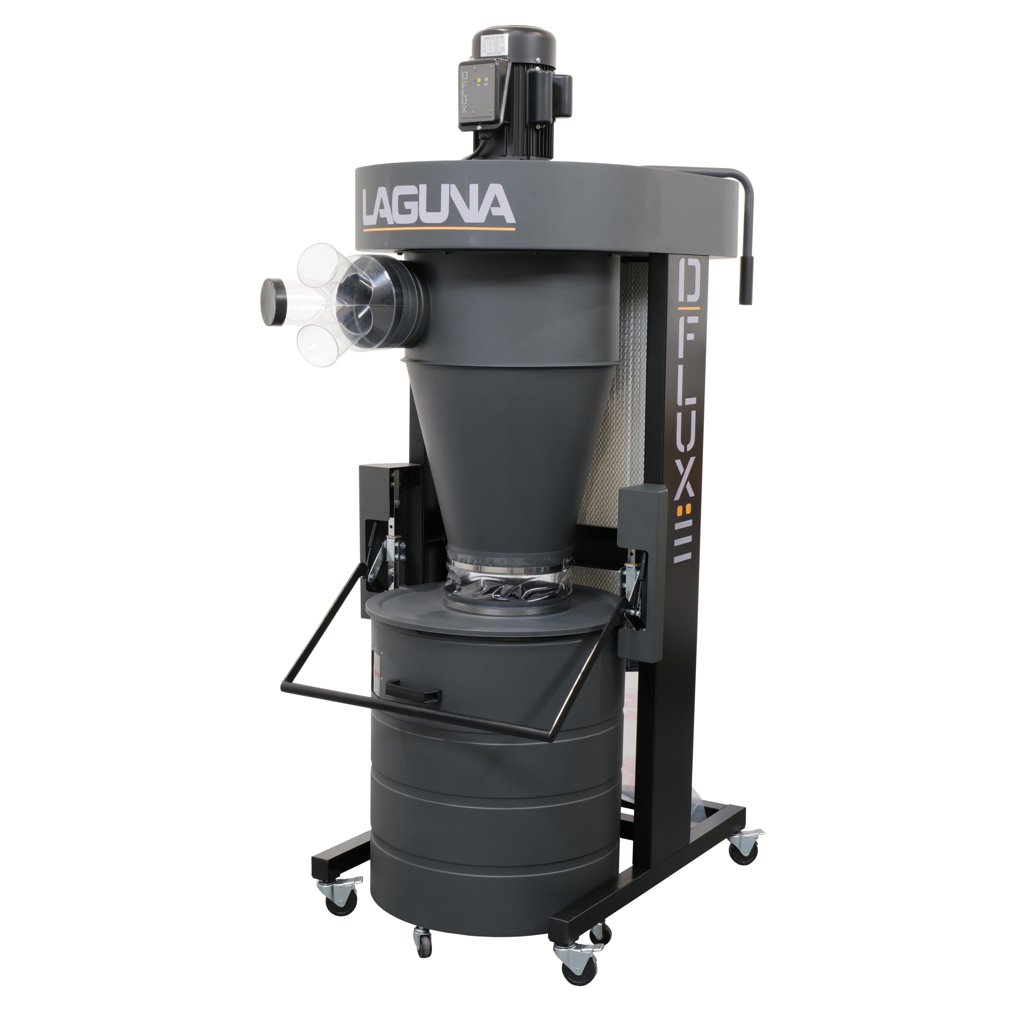 Laguna Cyclone Dust Collector - 3HP, 220V, 45-Gallon Capacity, 1 Micron Filter, Model# D|Flux:3